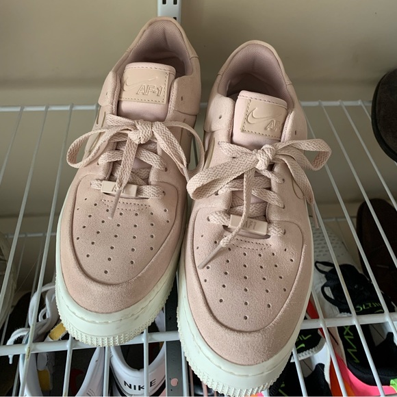 Nike Shoes - Womens Nike Mauve Pink Airforce 1- size 8(slender)
